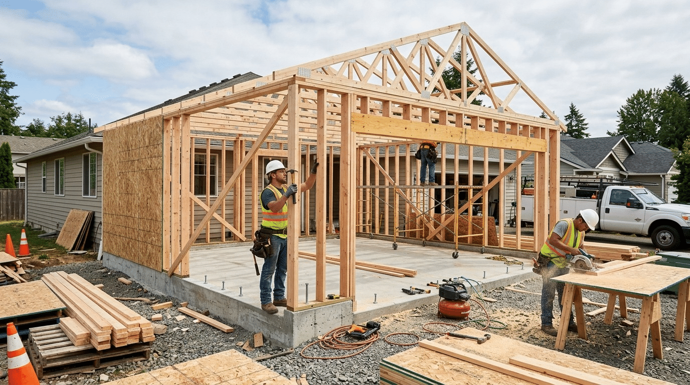 2 car garage labor and material costs