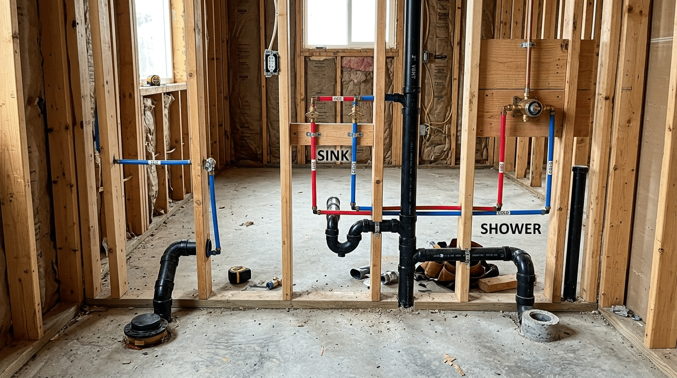 rough in plumbing cost per fixture