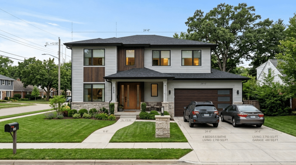 average cost of a 4 bedroom house