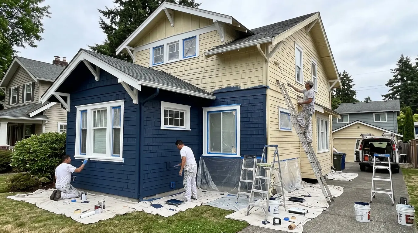 Wall repair and prep before painting
